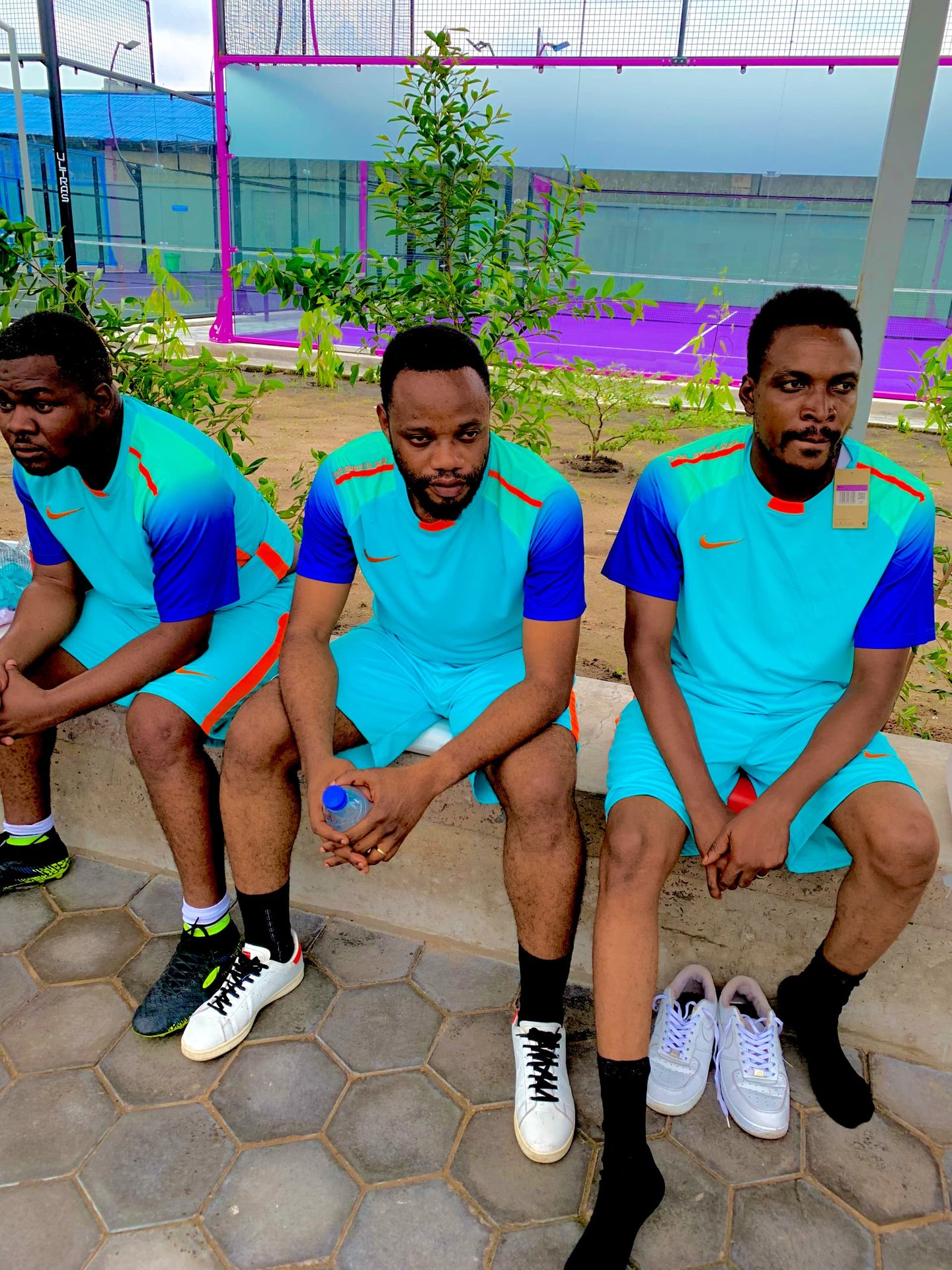 Quelques joueurs de l'agence de Delvaux