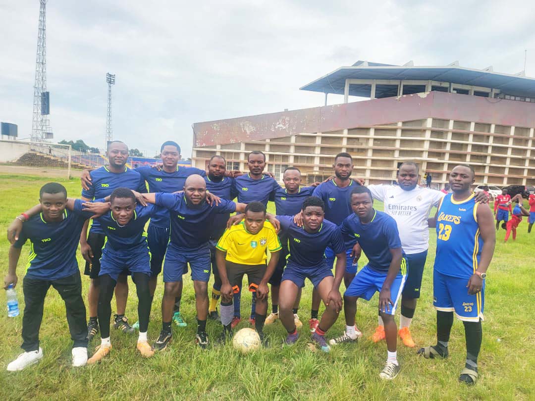 Les joueurs de l'agence de Lubumbashi