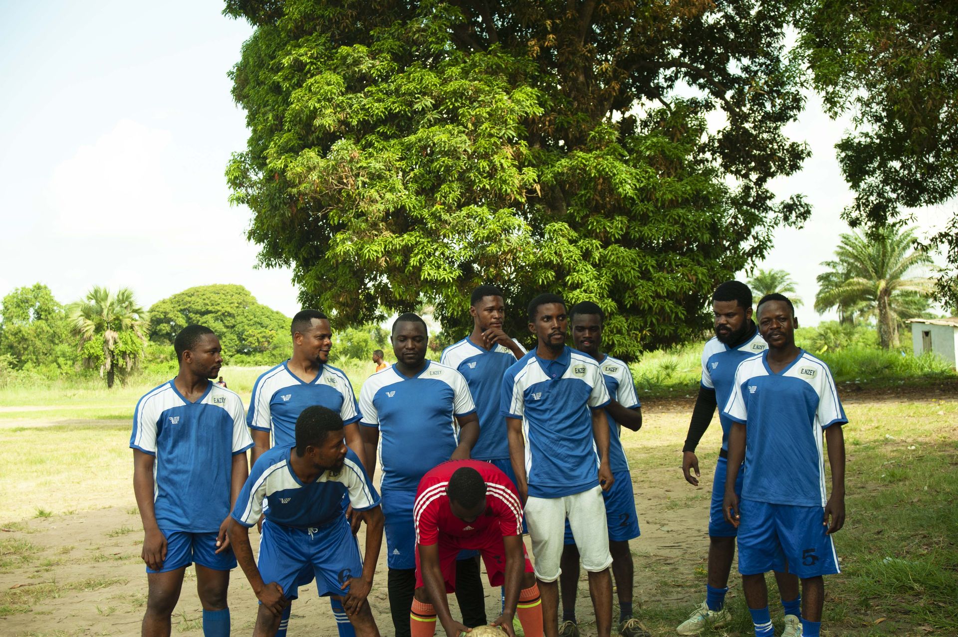 Les joueurs de l'agence de Muanda