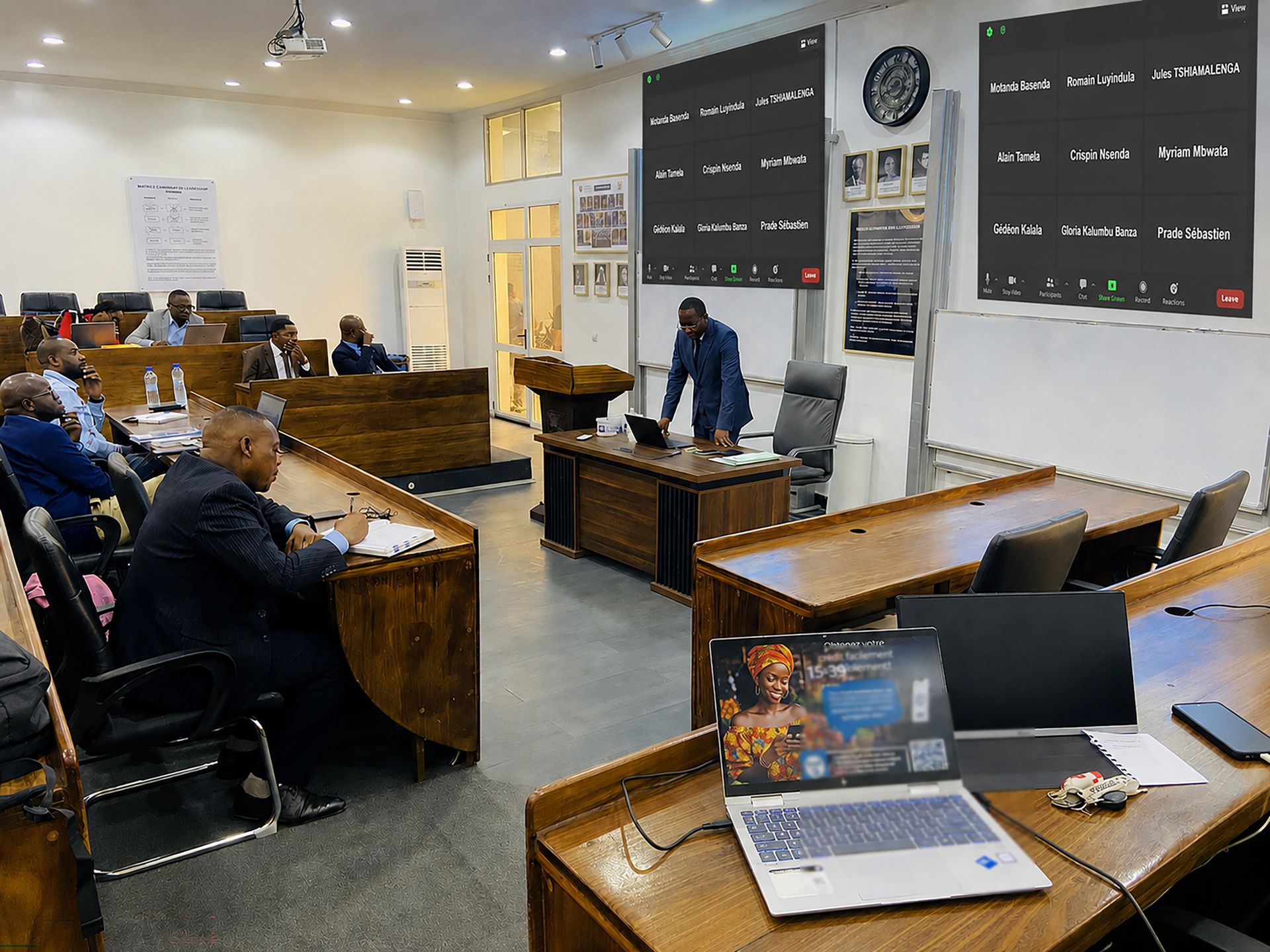 Assemblée Générale Extraordinaire en format hybride, à la fois en ligne et en présentiel dans les installations de l’Université Protestante au Congo